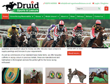 Tablet Screenshot of druid-sportsandleisure.co.uk